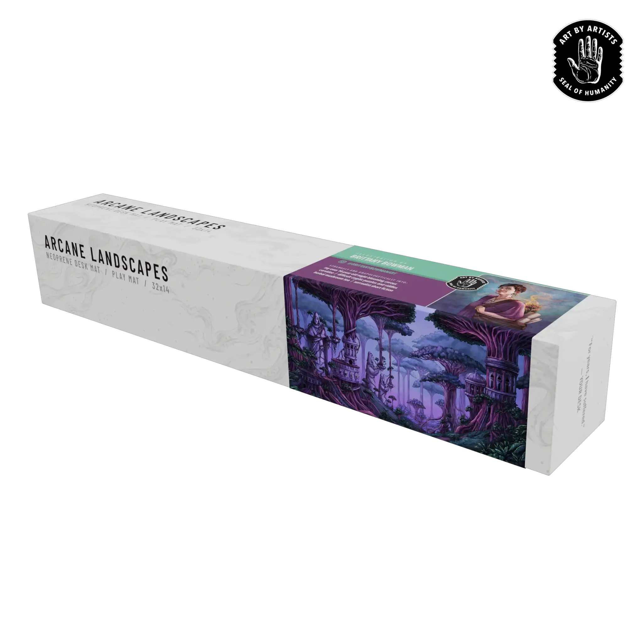 Curator™ Arcane Landscapes: The Mezzanines board game box art showing mystical landscape artwork and fantasy-themed design.