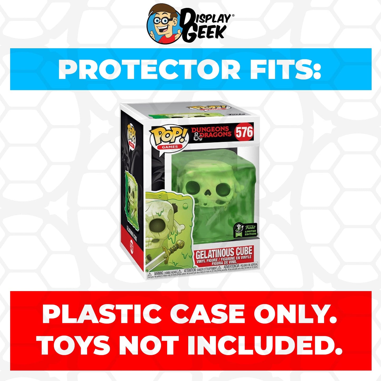Pop Protector for Gelatinous Cube Green ECCC #576 Funko Pop