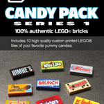 Candy Pack (Series 1) made using LEGO parts - B3 Customs by B3 Customs