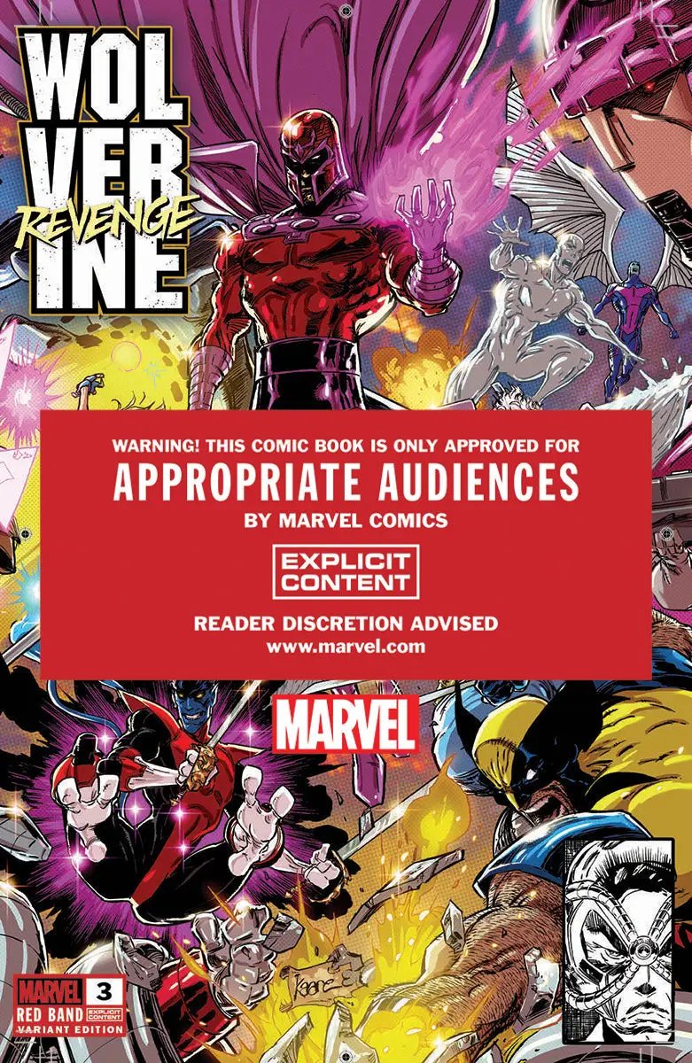 Wolverine Revenge #3 Red Band Unknown Comics Kaare Andrews Connecting Cover Exclusive Var [Polybagged] Explicit Content (10/30/2024) by Unknown Comic Books