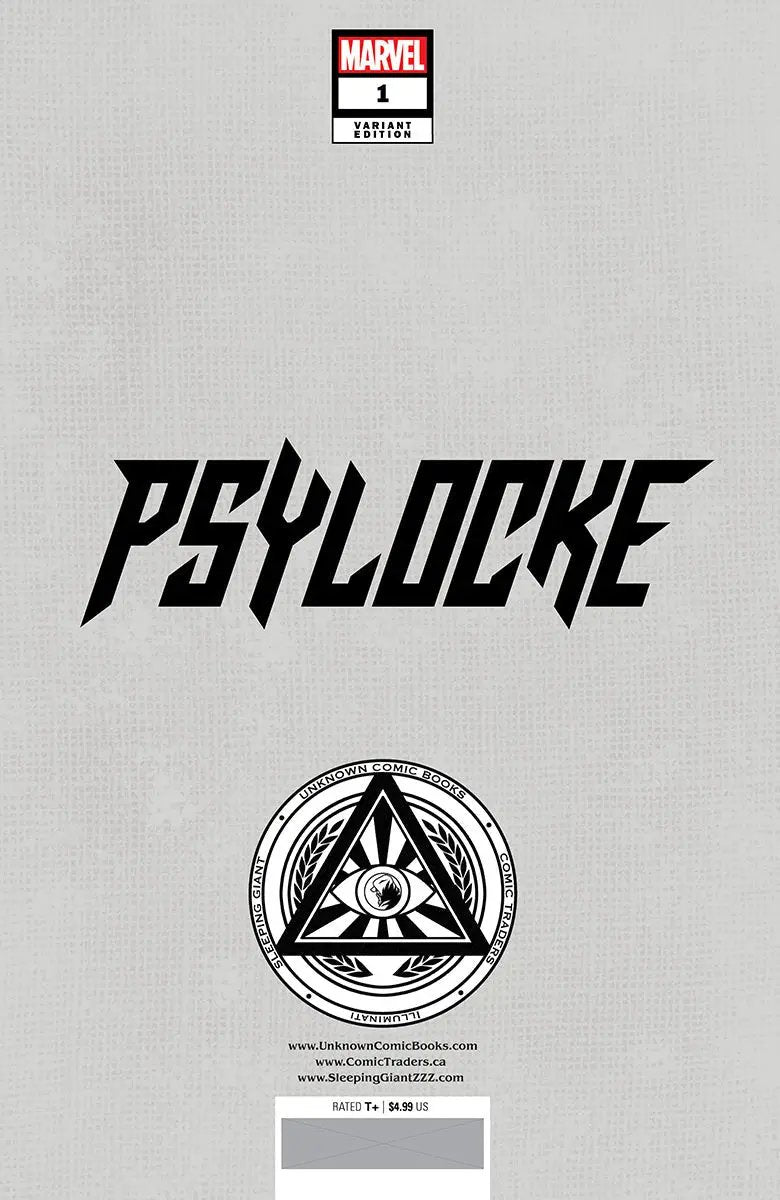 PSYLOCKE #1 UNKNOWN COMICS ALEXANDER LOZANO EXCLUSIVE VAR (11/13/2024) by Unknown Comic Books