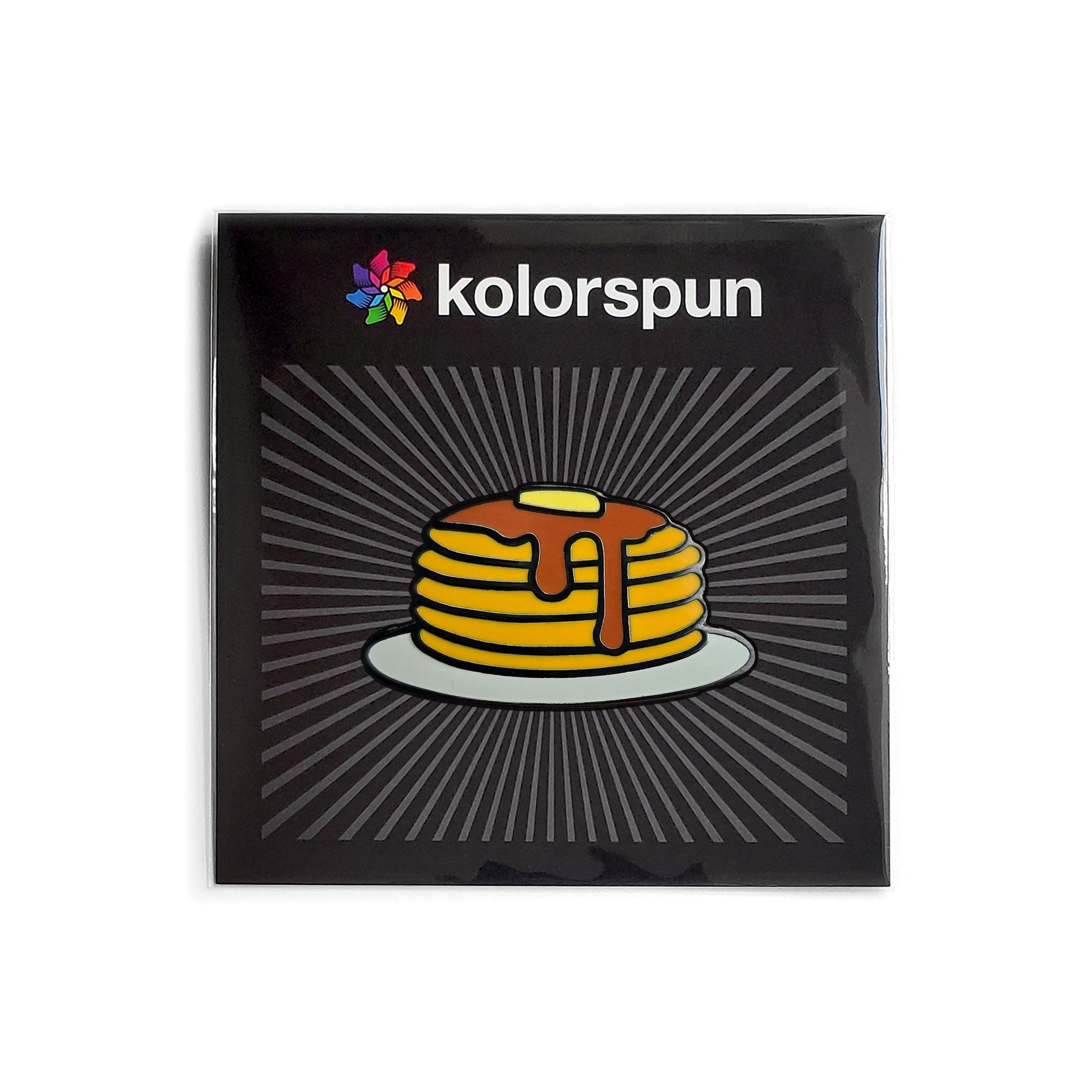 Pancakes Pin by Kolorspun