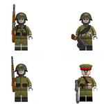 WWII - Russian - 4 Man Squad - Mil-Blox