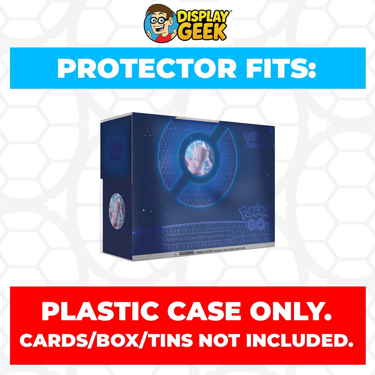Plastic Protector for Pokemon TCG Pokemon GO Pokemon Center Elite Trainer Box Plus