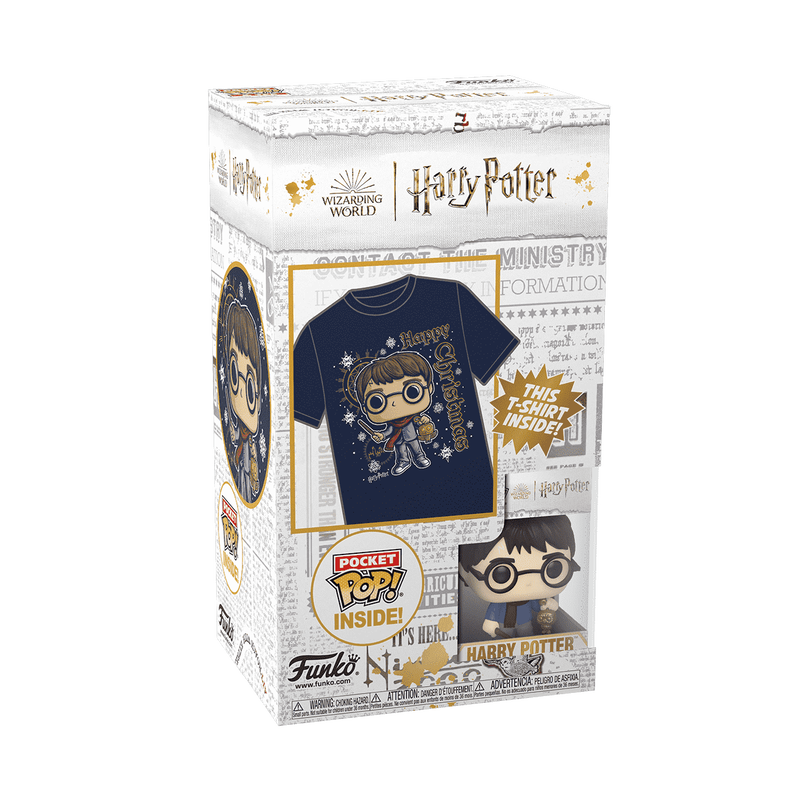 Pocket Pop! & Kids Tee Holiday Harry Potter (Size M) by THE MIGHTY HOBBY SHOP