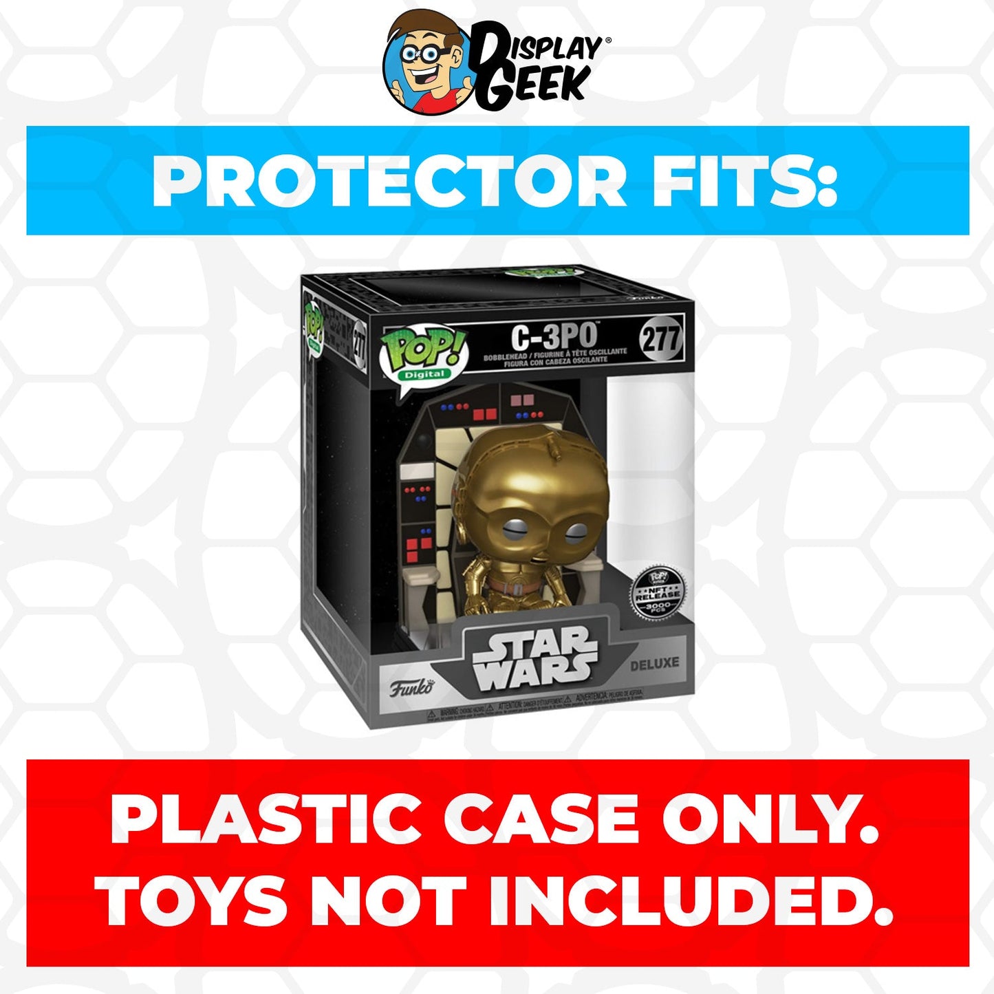 Pop Protector for NFT C-3PO #277 Funko Pop Deluxe