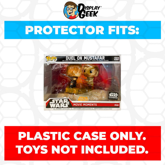 Pop Protector for Duel On Mustafar #222 Funko Pop Movie Moments