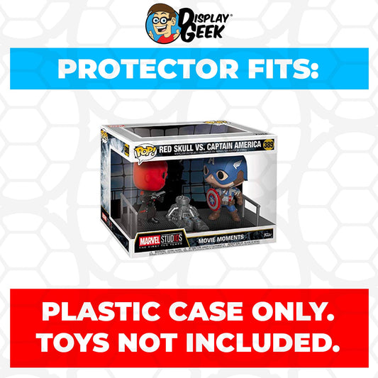 Pop Protector for Red Skull vs Captain America #389 Funko Pop Movie Moments