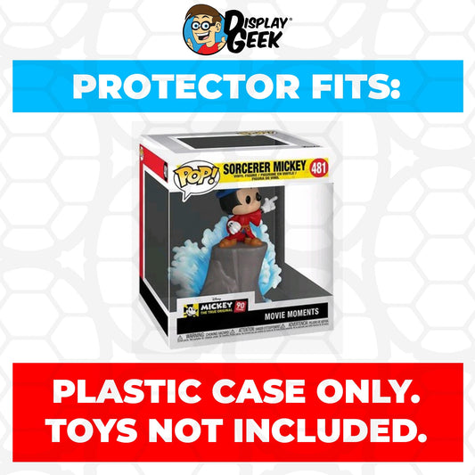 Pop Protector for Sorcerer Mickey #481 Funko Pop Movie Moments