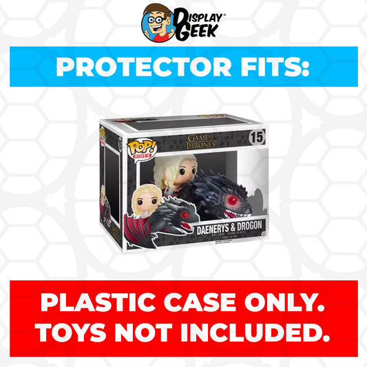 Pop Protector for Daenerys & Drogon #15 Funko Pop Rides