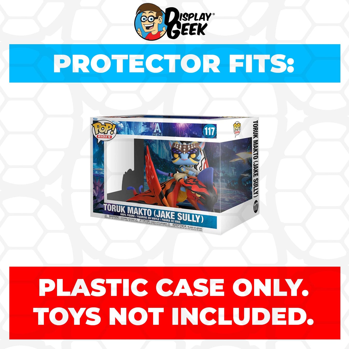 Pop Protector for Avatar Toruk Makto Jake Sully #117 Funko Pop Rides