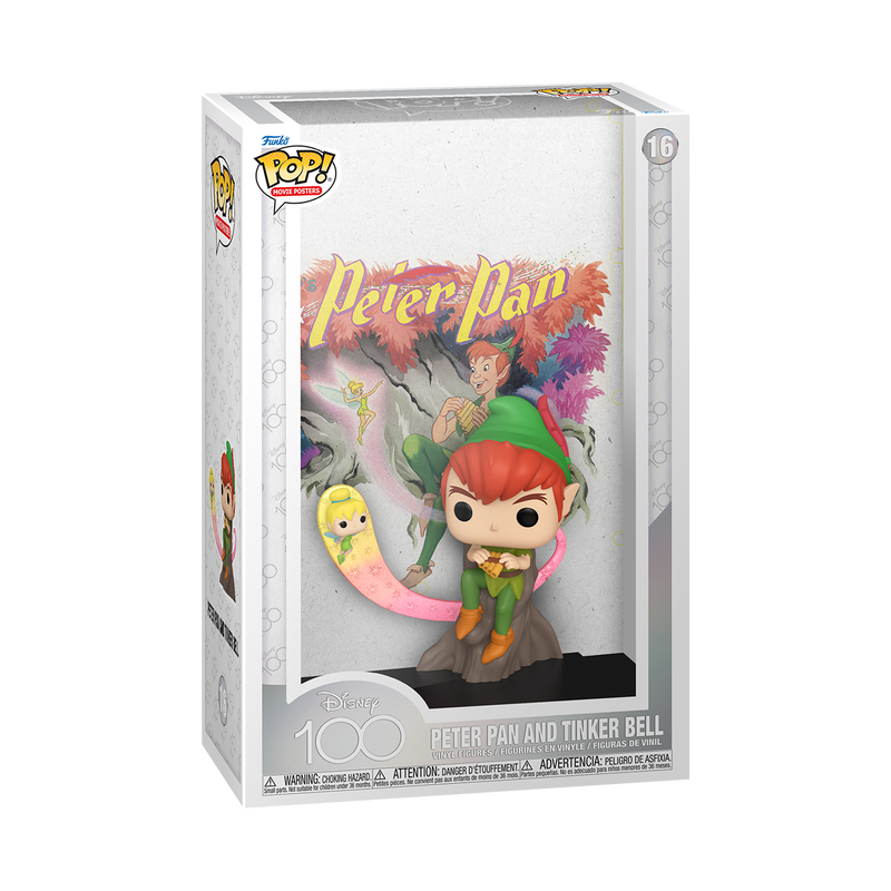 Pop! Movie Poster: Disney - Peter Pan and Tinker Bell by THE MIGHTY HOBBY SHOP