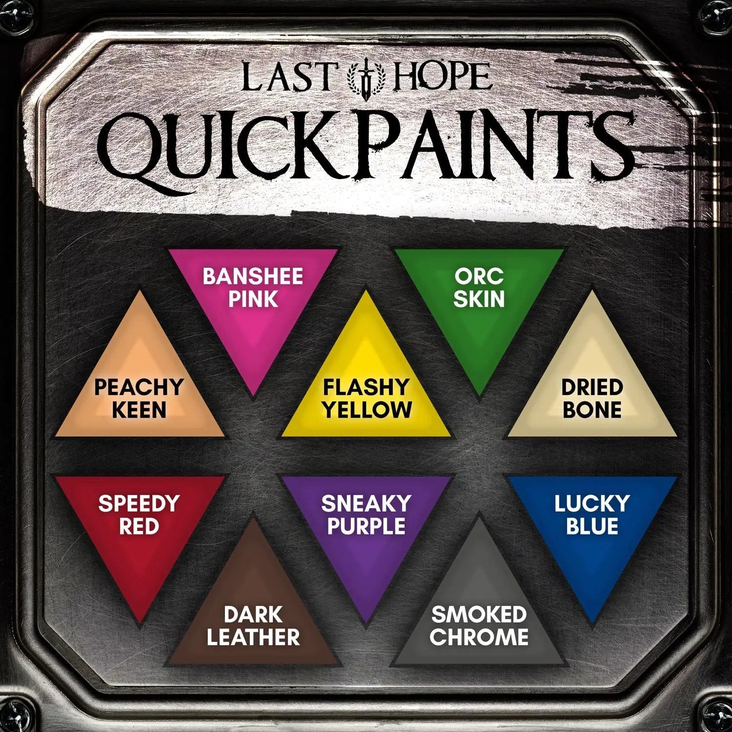 Acrylic Paint Set V2.0 for Wargame Miniatures - NEW FORMULA by Last Hope Miniatures