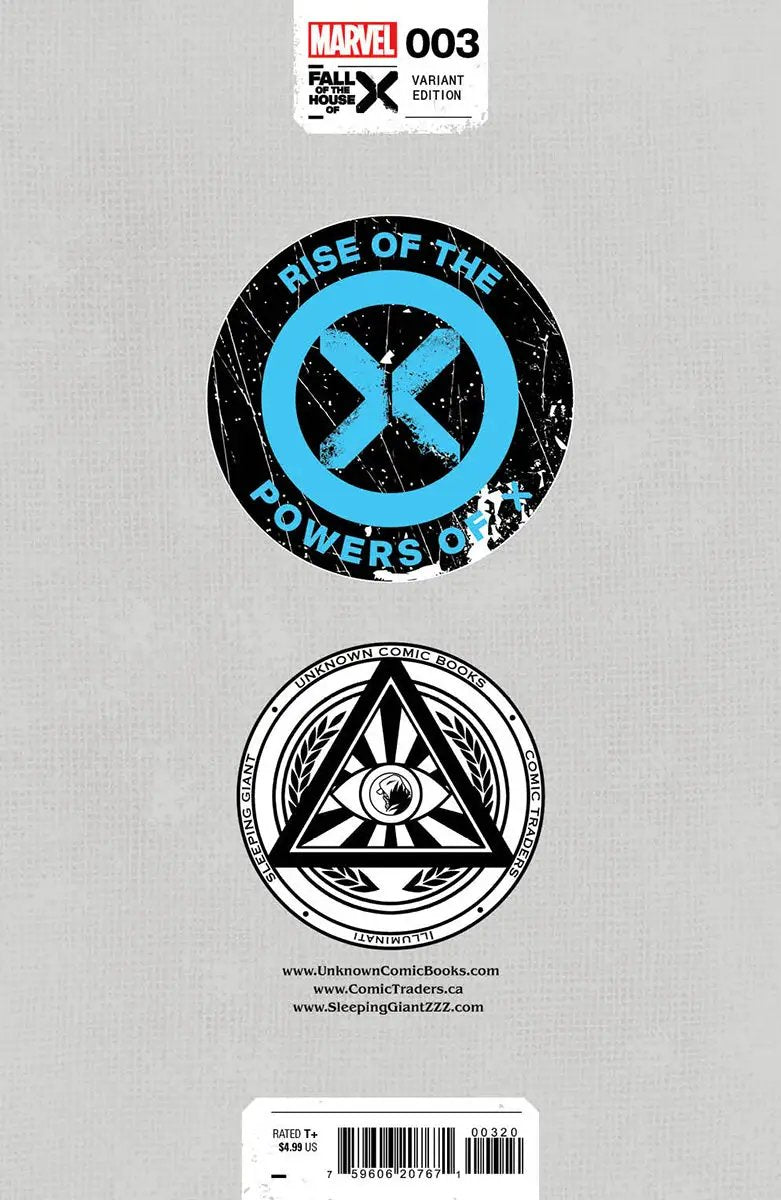 Rise Of The Powers Of X 3 Unknown Comics Ejikure Exclusive Virgin Connecting Var [03/27/2024] by Unknown Comic Books