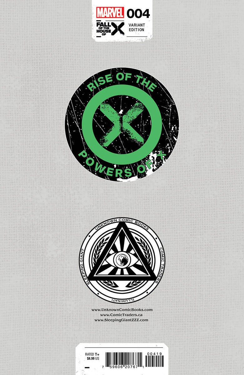Rise Of The Powers Of X #4 Unknown Comics Kaare Andrews Exclusive Var [Fhx] (04/24/2024) by Unknown Comic Books