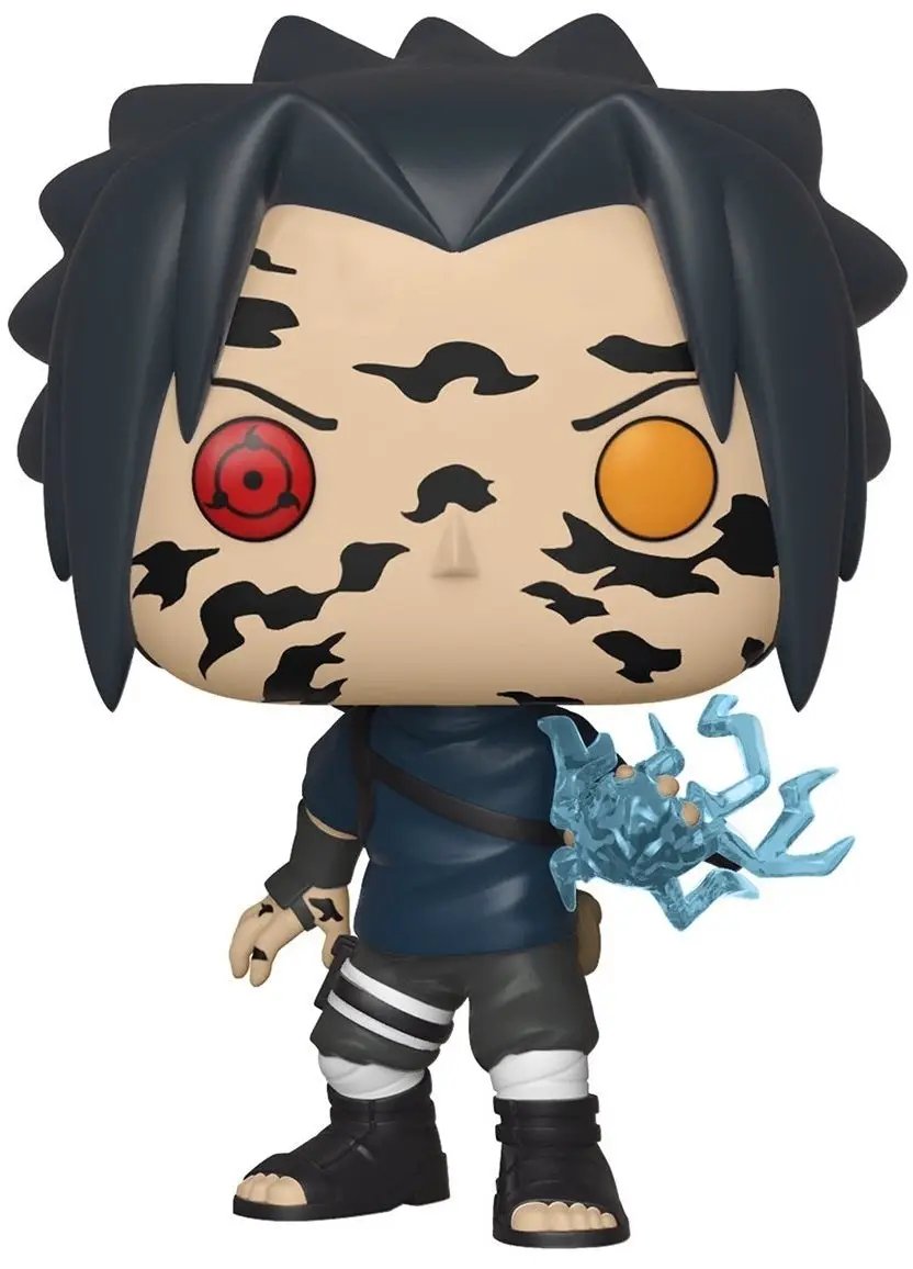 Sasuke Uchiha curse mark figure by THE MIGHTY HOBBY SHOP featuring detailed design and vibrant colors.
