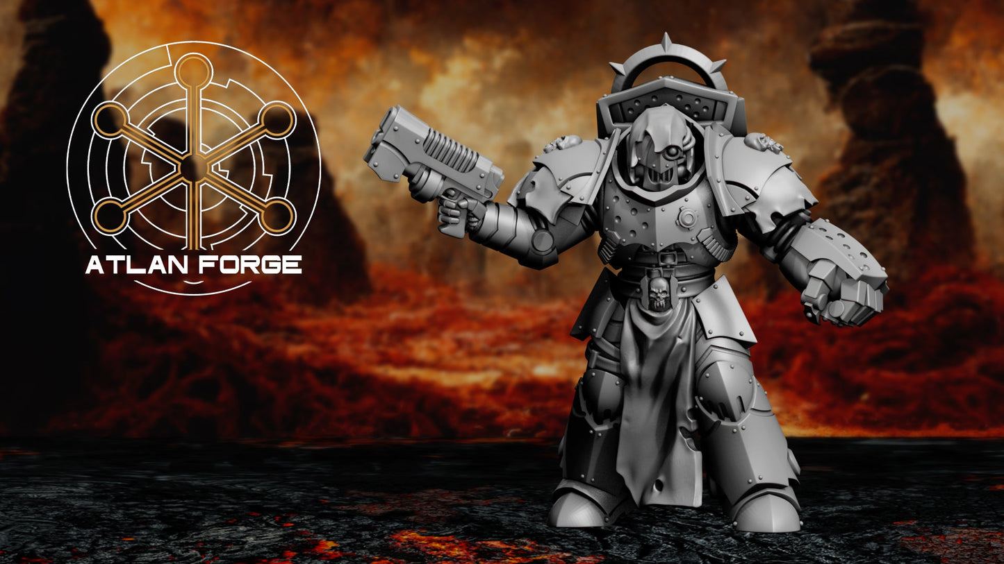 3d Printed Vampire Hunters x5 by Atlan Forge Miniatures