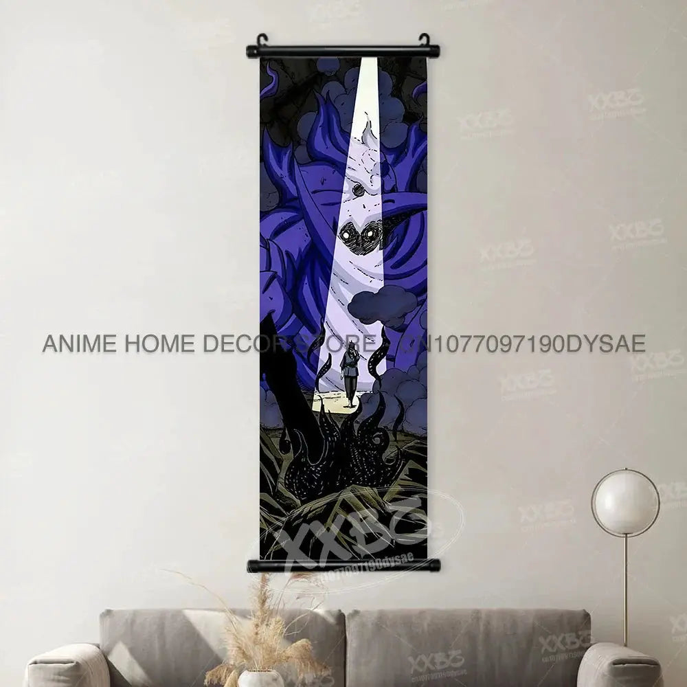 Uzumaki Naruto Posters: Sasuke & Madara Wall Art Scroll by Infinite Visibility