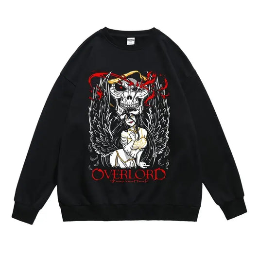 Anime Overlord Graphic Hoodie Women Men Long Sleeve Sweatshirt