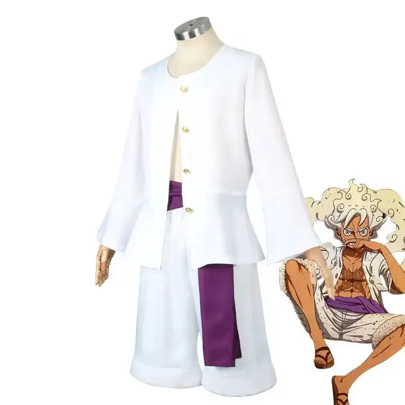 Monkey D Luffy Cosplay Costume One Piece Egghead Suit by Infinite Visibility