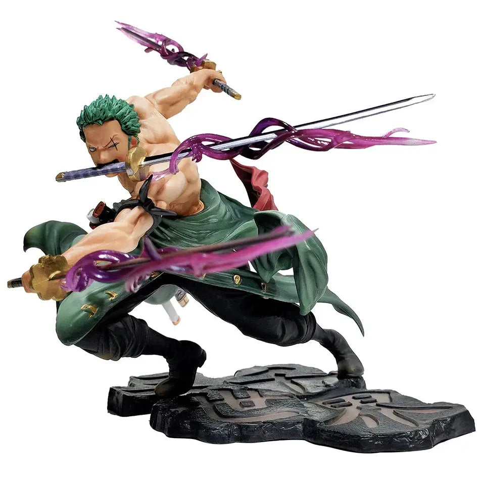One Piece Zoro Figure: Sa-Maximum Three-Blade Statue by Infinite Visibility