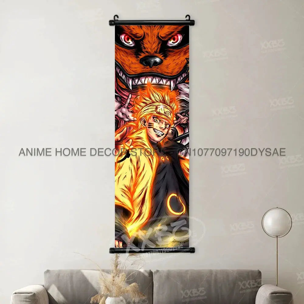 Uzumaki Naruto Posters: Sasuke & Madara Wall Art Scroll by Infinite Visibility