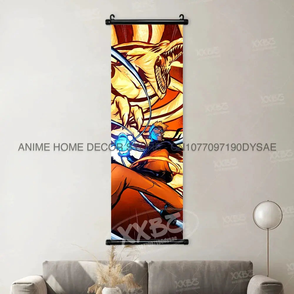 Uzumaki Naruto Posters: Sasuke & Madara Wall Art Scroll by Infinite Visibility