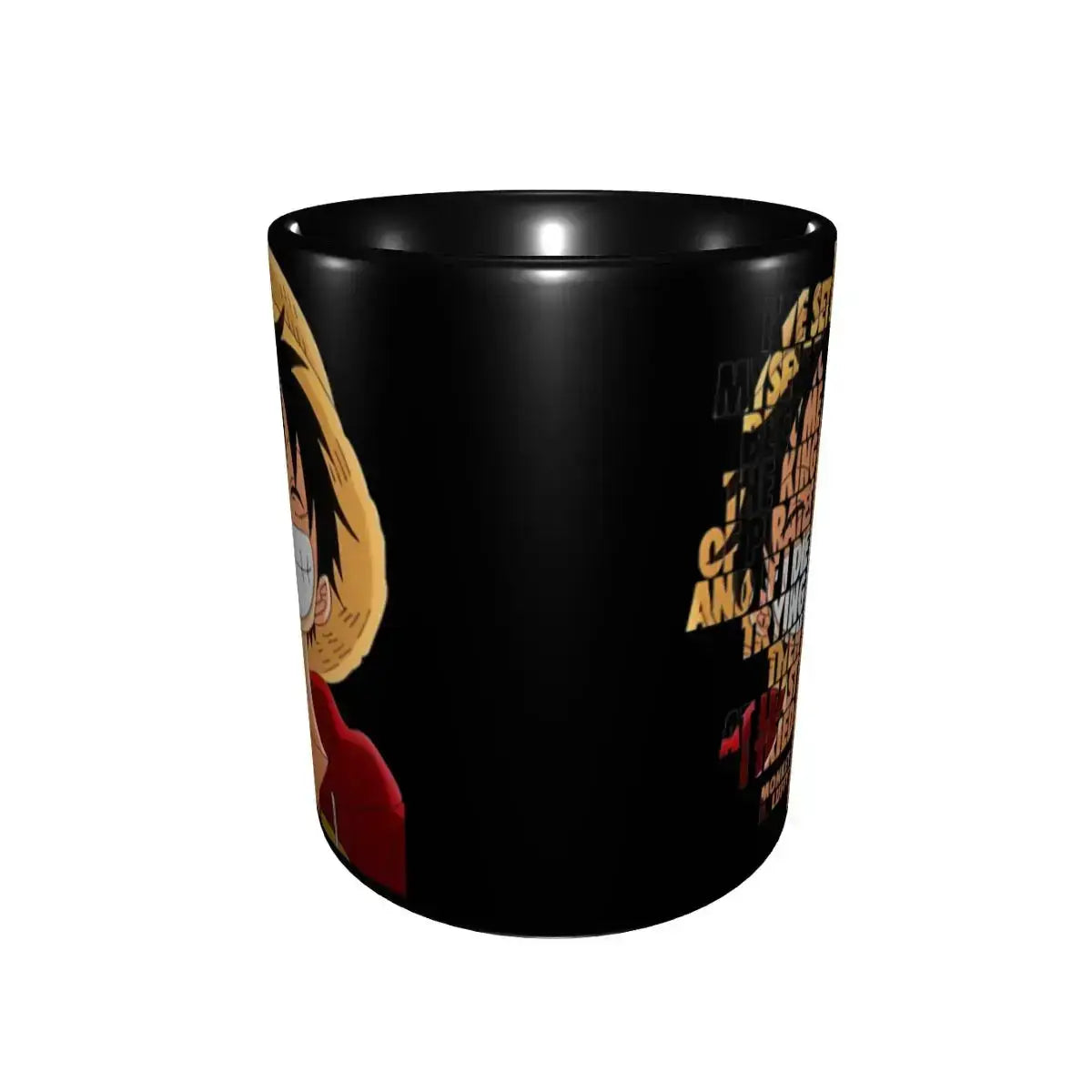 Monkey D Luffy Quotes One Piece Mug: Funny Kids Gift by Infinite Visibility