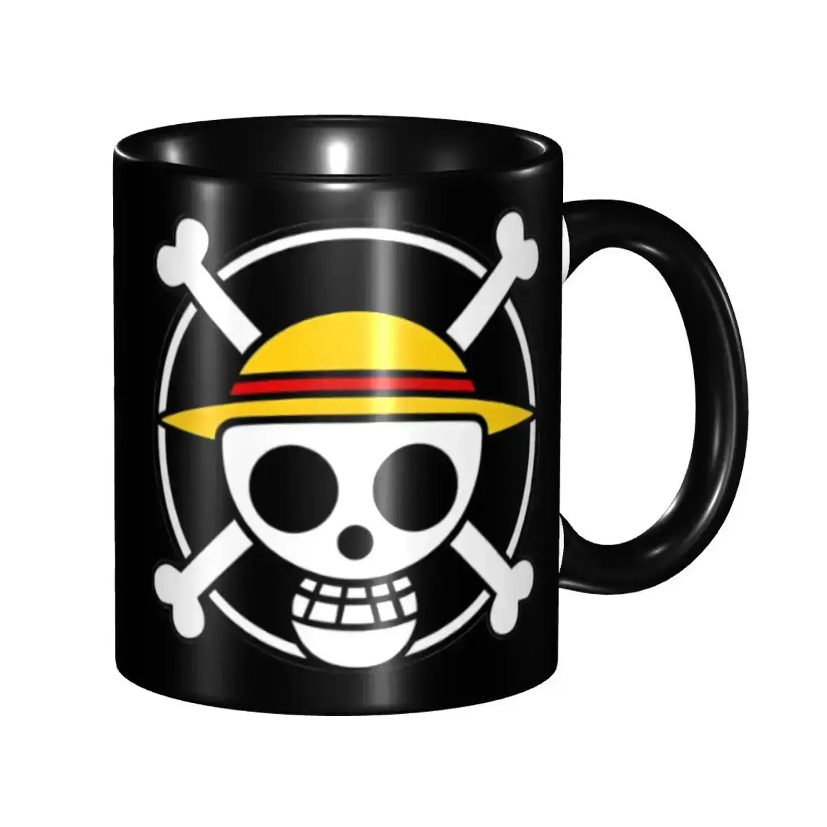 Kid's Luffy One Piece Mug: Cartoon Anime Water Cup Gift by Infinite Visibility