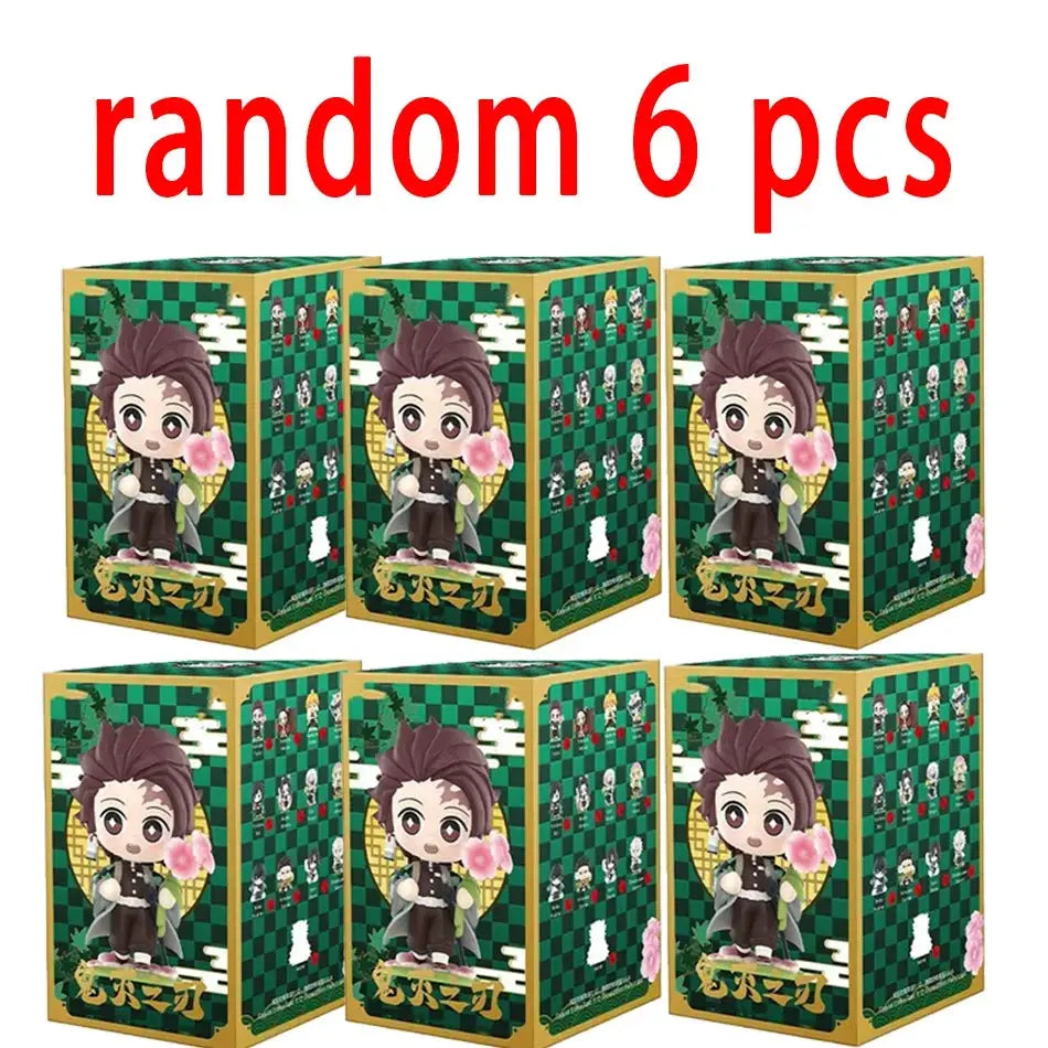 Demon Slayer Blind Box: 12pcs Tanjiro Nezuko Anime Figures by Infinite Visibility