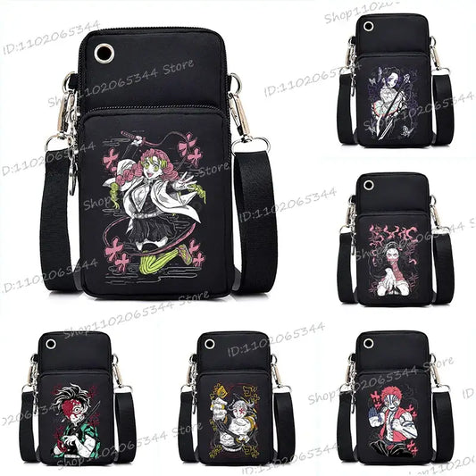 Demon Slayer Phone Bag: Nezuko & Mitsuri Crossbody Purse