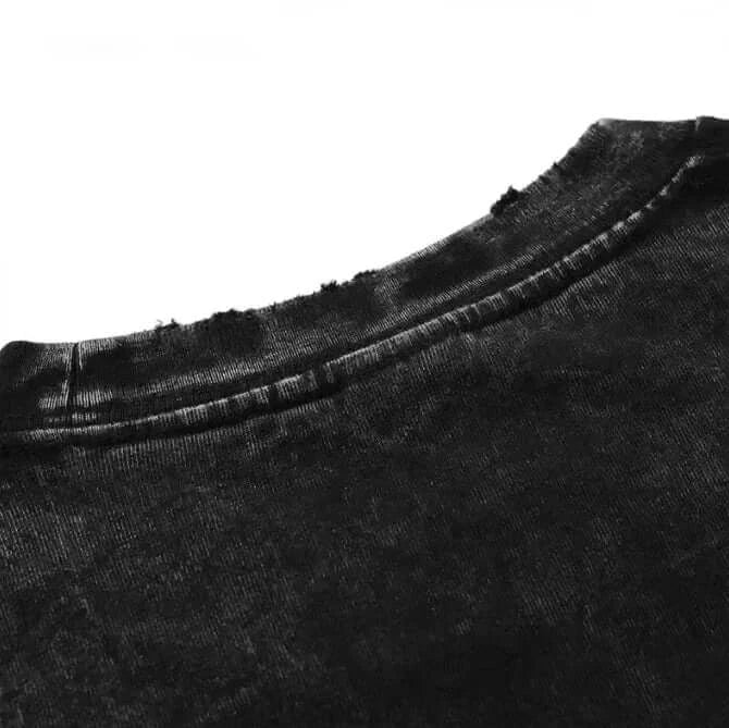 Obito Uchiha T-shirt: Vintage Washed Anime Streetwear