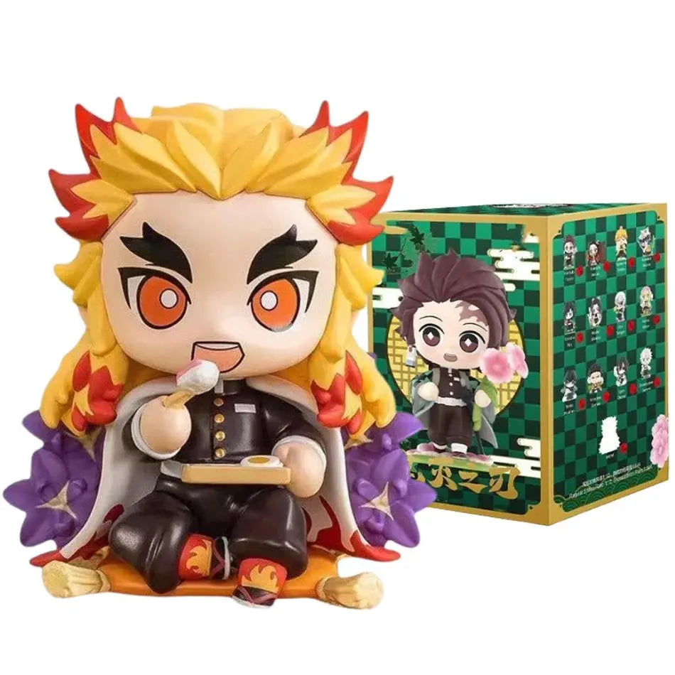 Demon Slayer Blind Box: 12pcs Tanjiro Nezuko Anime Figures by Infinite Visibility