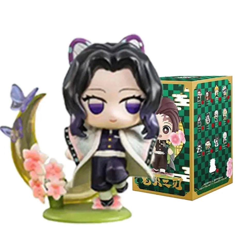 Demon Slayer Blind Box: 12pcs Tanjiro Nezuko Anime Figures by Infinite Visibility