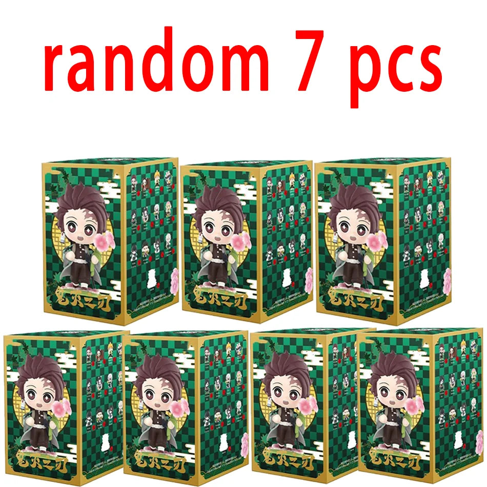 Demon Slayer Blind Box: 12pcs Tanjiro Nezuko Anime Figures