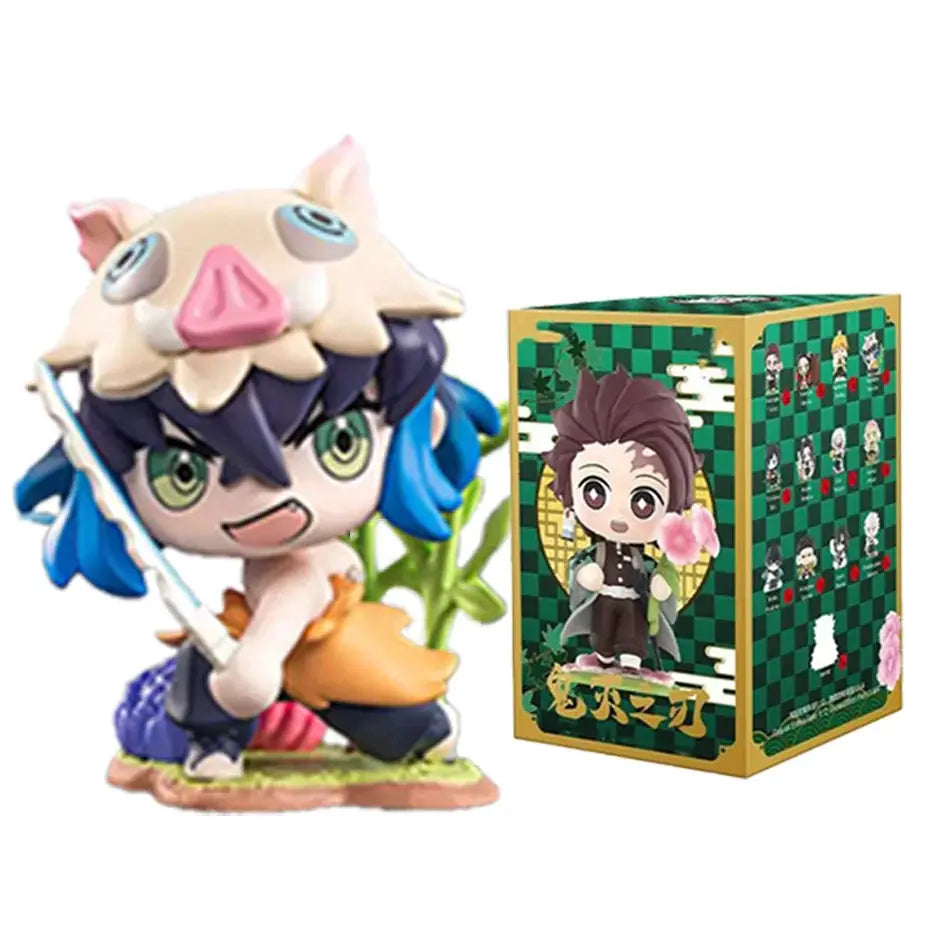 Demon Slayer Blind Box: 12pcs Tanjiro Nezuko Anime Figures by Infinite Visibility