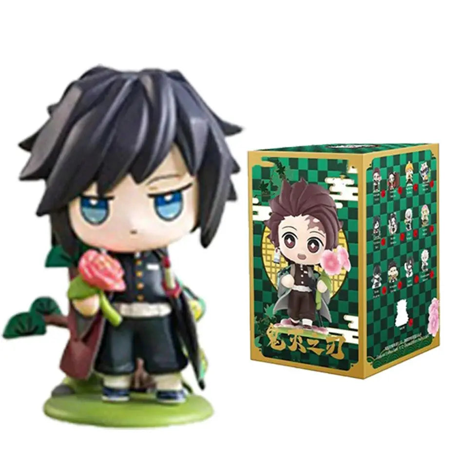 Demon Slayer Blind Box: 12pcs Tanjiro Nezuko Anime Figures by Infinite Visibility