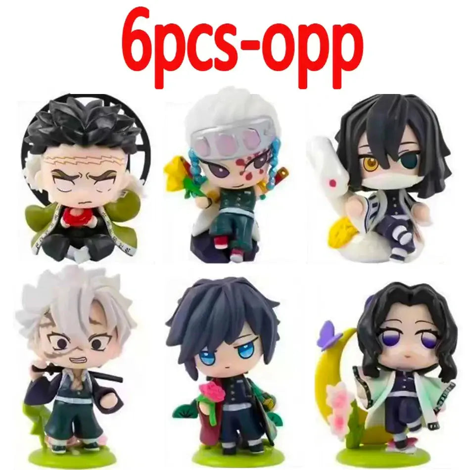 Demon Slayer Blind Box: 12pcs Tanjiro Nezuko Anime Figures by Infinite Visibility