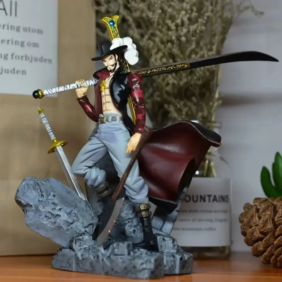 Dracule Mihawk Figure: 15cm One Piece Eagle Eye Statue