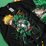 Deku T-Shirt: Bakugo & All Might My Hero Academia Top