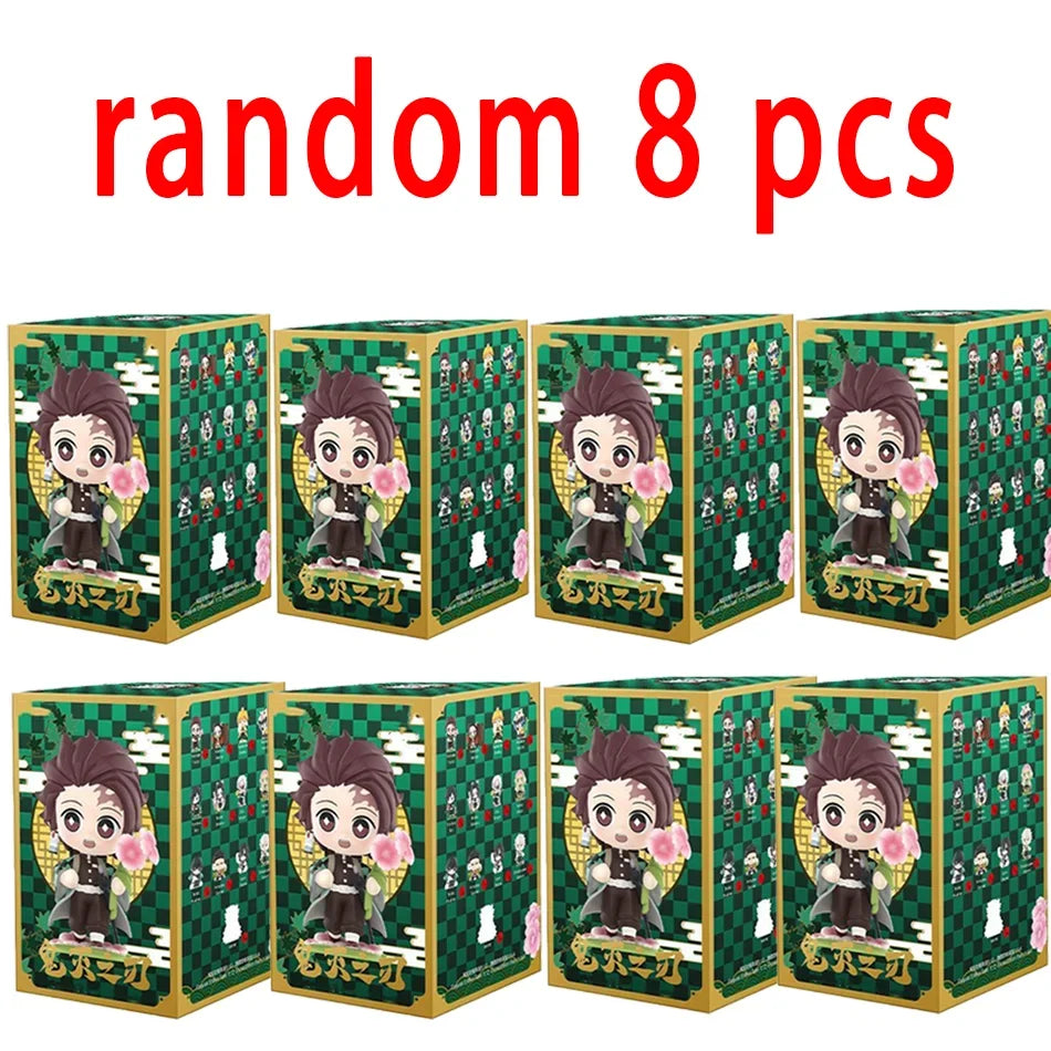 Demon Slayer Blind Box: 12pcs Tanjiro Nezuko Anime Figures