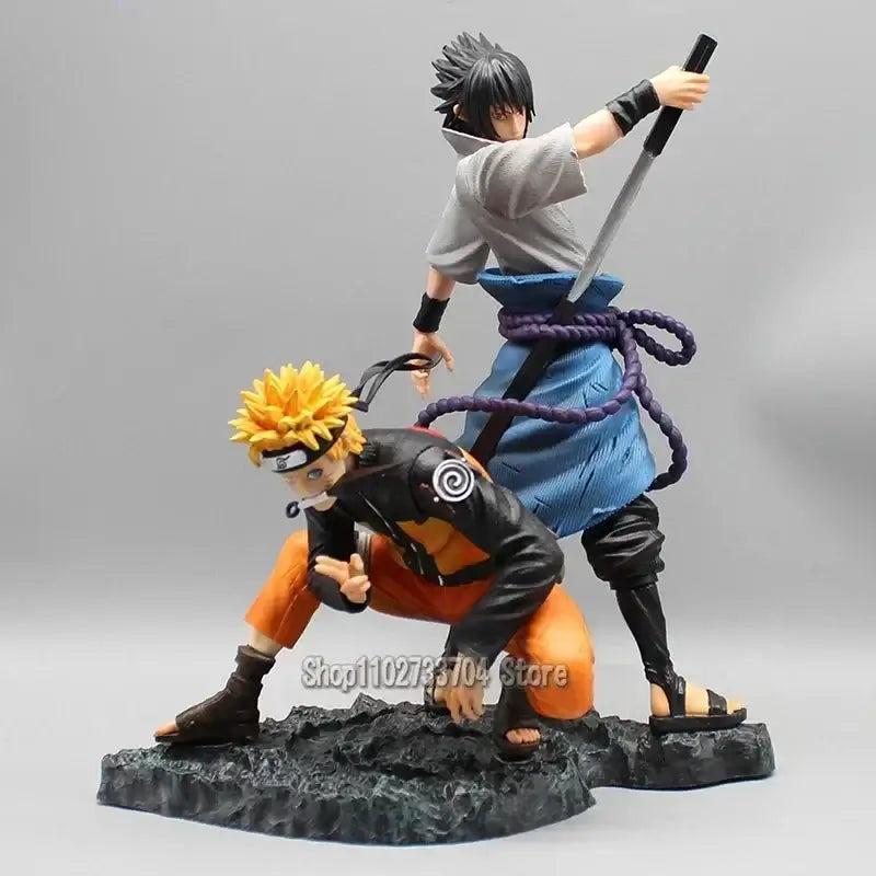 Naruto Action Figures: GK Uzumaki & Sasuke PVC Model