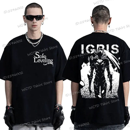 Solo Leveling T-shirt Sung Jin-woo 100% Cotton Tee