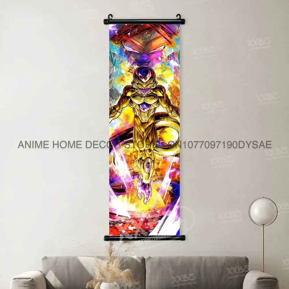 Dragon Ball Posters: Goku & Vegeta Anime Wall Scrolls by Infinite Visibility