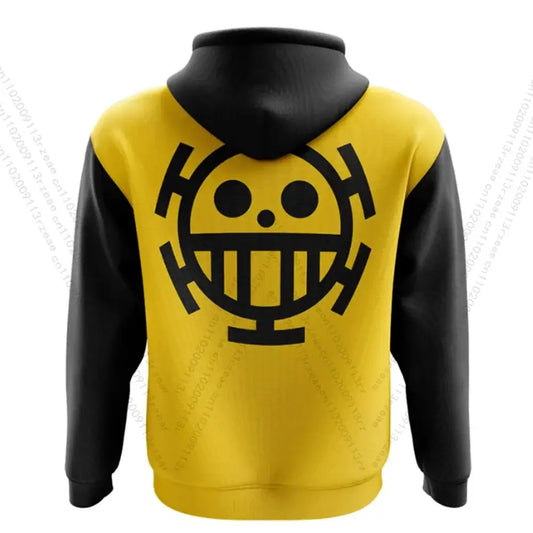 Trafalgar Law Harajuku Hoodie One Piece Gym Pullover