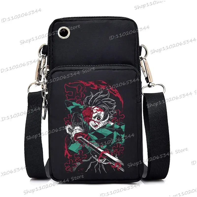 Demon Slayer Phone Bag: Nezuko & Mitsuri Crossbody Purse
