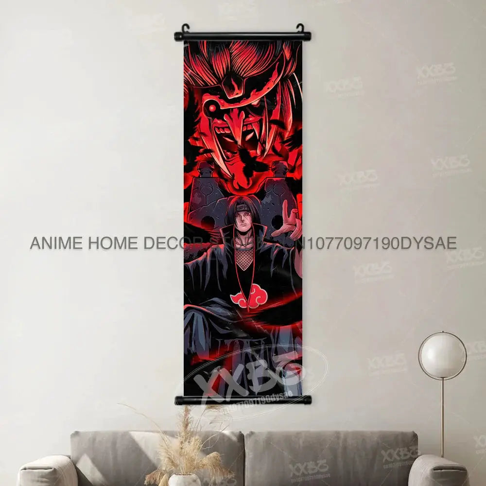 Uzumaki Naruto Posters: Sasuke & Madara Wall Art Scroll by Infinite Visibility