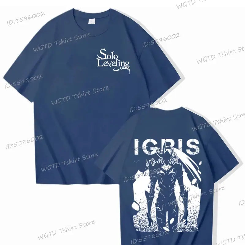 Solo Leveling T-shirt Sung Jin-woo 100% Cotton Tee