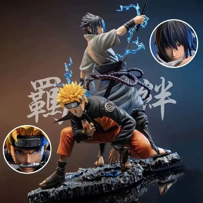 Naruto Action Figures: GK Uzumaki & Sasuke PVC Model