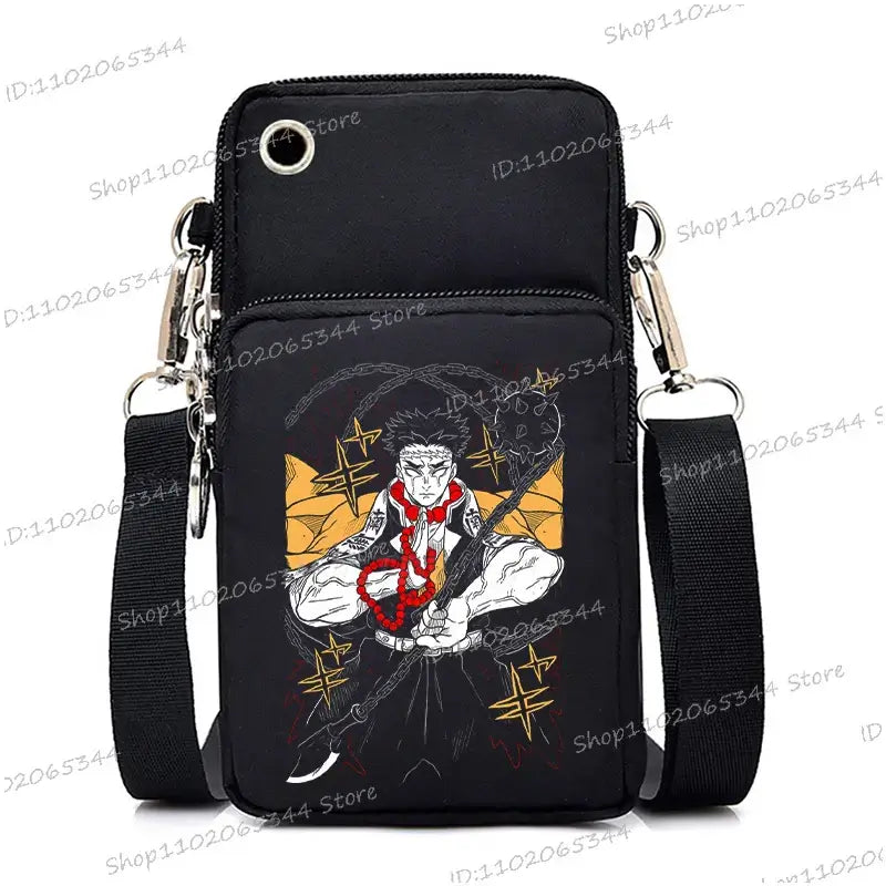 Demon Slayer Phone Bag: Nezuko & Mitsuri Crossbody Purse